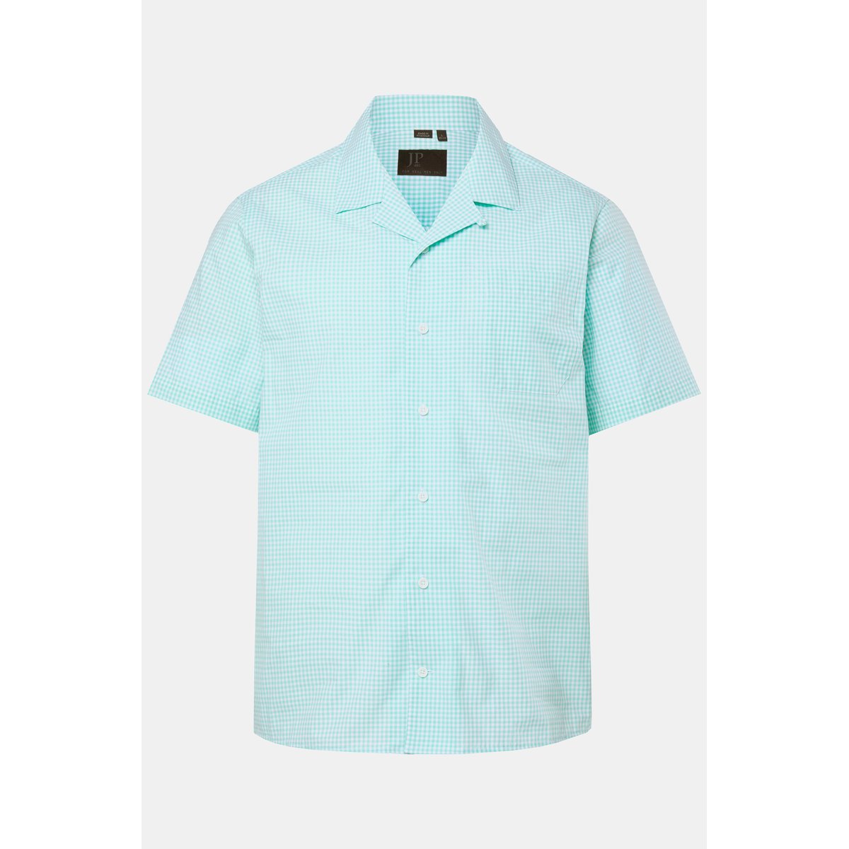 Chemise à carreaux, coupe Cuba-Fit vert jade, JP1880