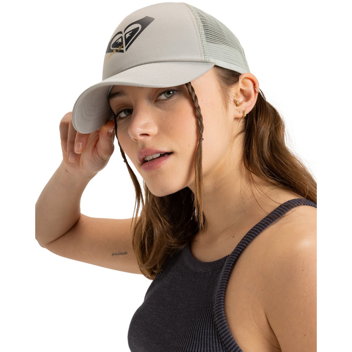 Casquette trucker SOULROCKER. gris heritage heather, ROXY