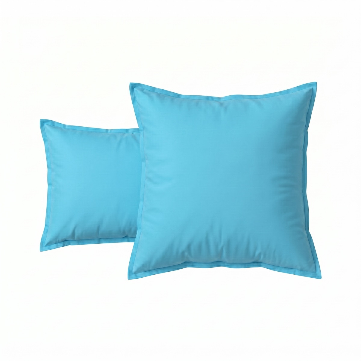 Taie D'oreiller Coton 57 Fils - HOLLIDAY azur, TRADITION DES VOSGES
