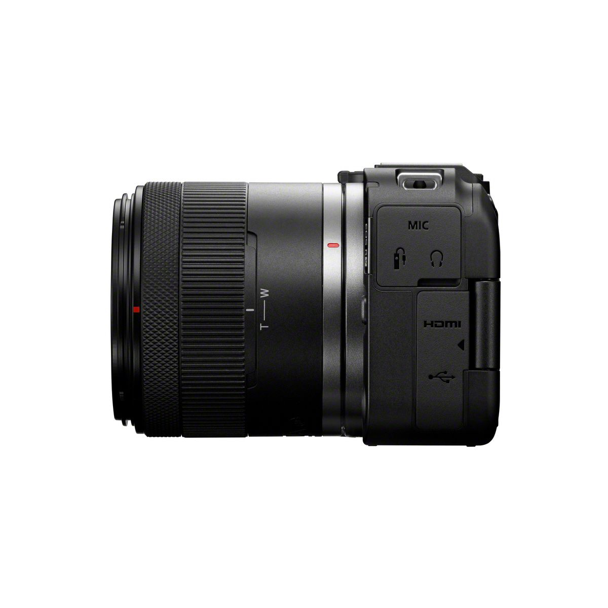 Appareil photo Hybride EOS R50 V Noir + RF-S 14-30mm F4-6.3 IS couleur unique, CANON