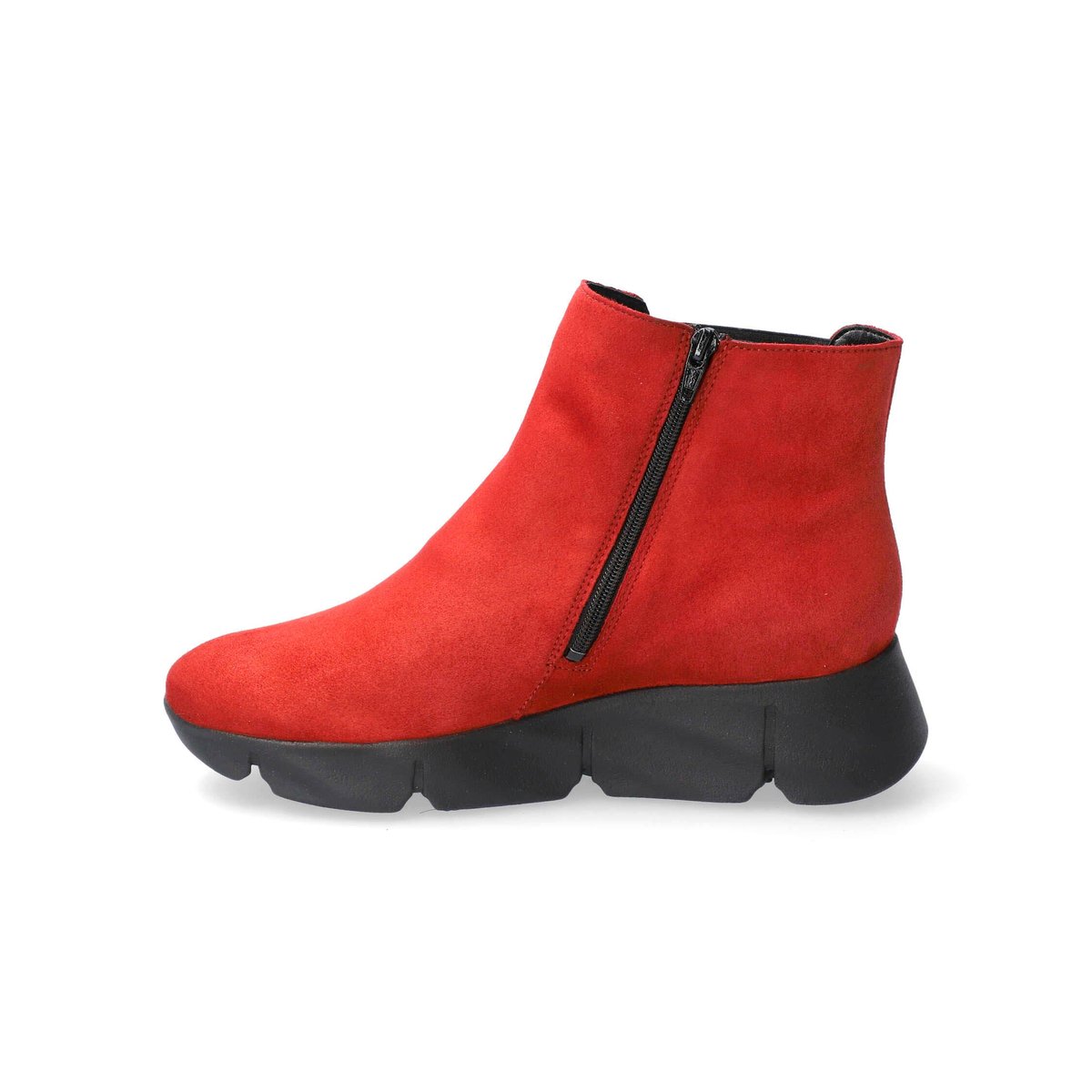 Bottines en velours HAZELINA bordeaux 5135, MEPHISTO