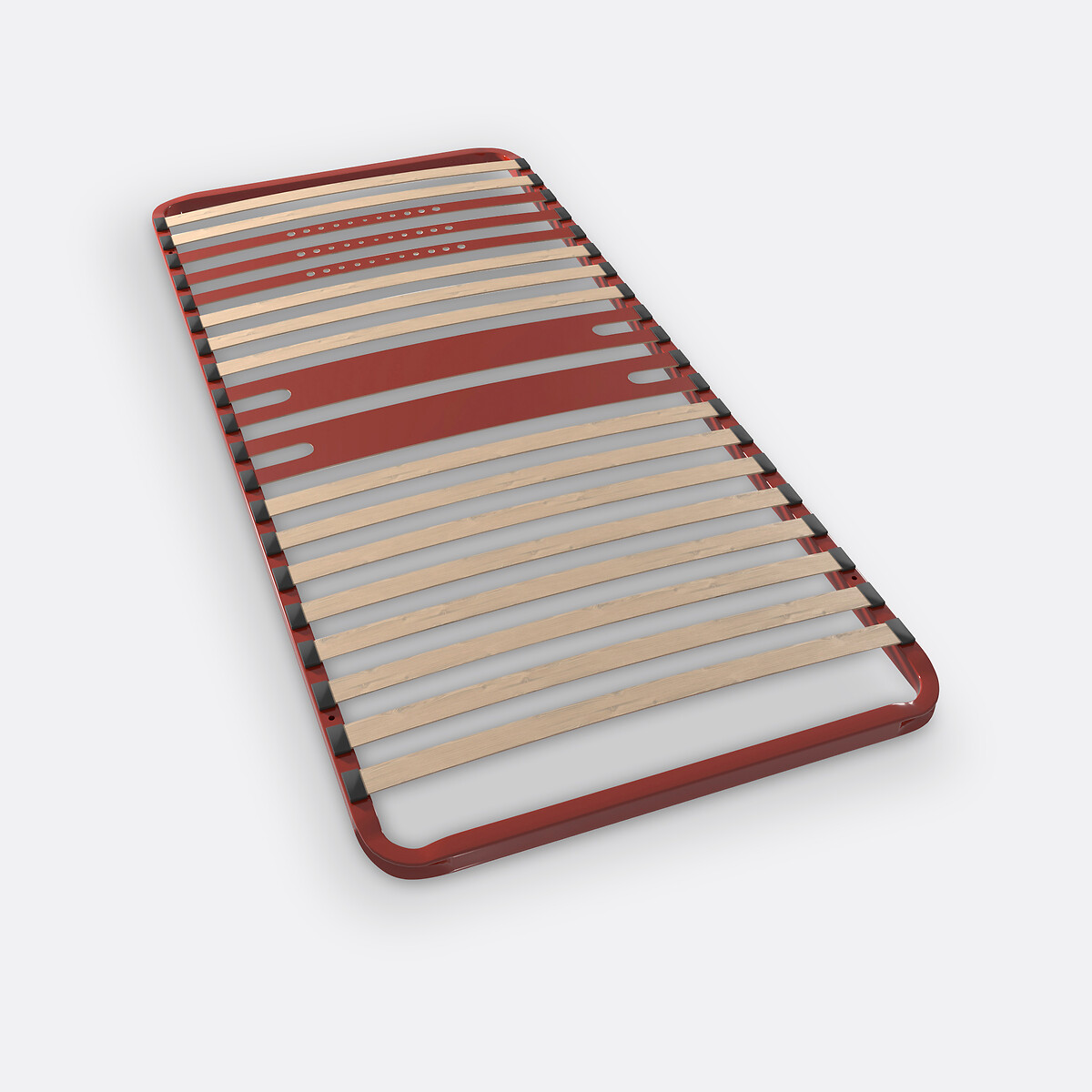 Sommier à lattes morpho 5 zones, Bultex bordeaux, BULTEX