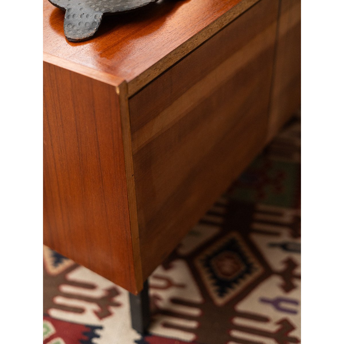 Enfilade scandinave en teck Margaret N°488 - Bon état bois foncé, DEBONGOUT