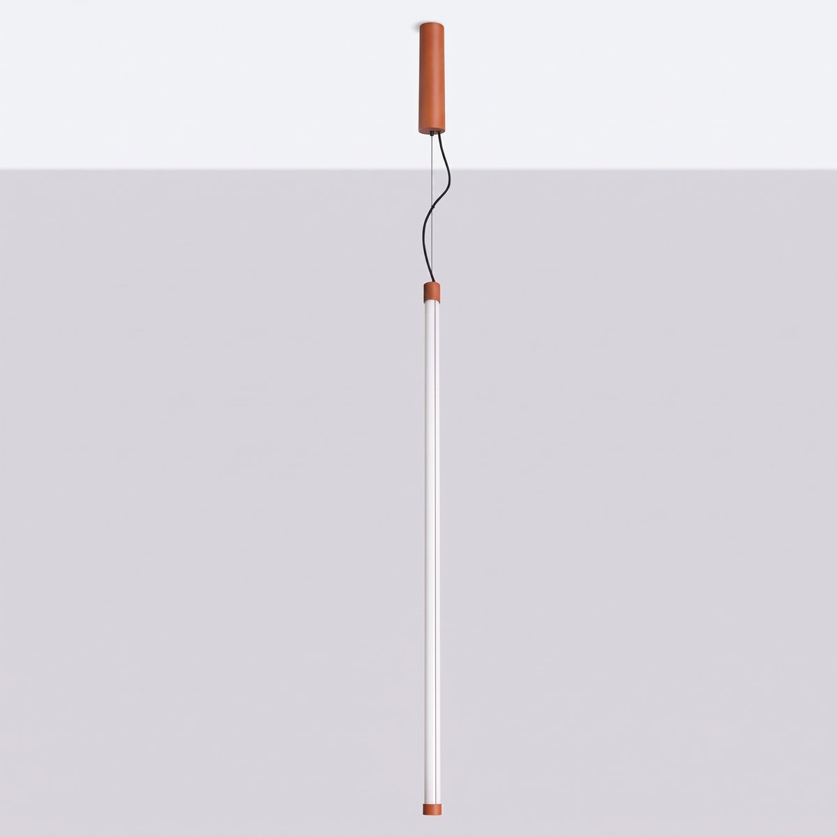 Suspension Acier Ocre Rouge LED 1 Trang ocre rouge, EDEN