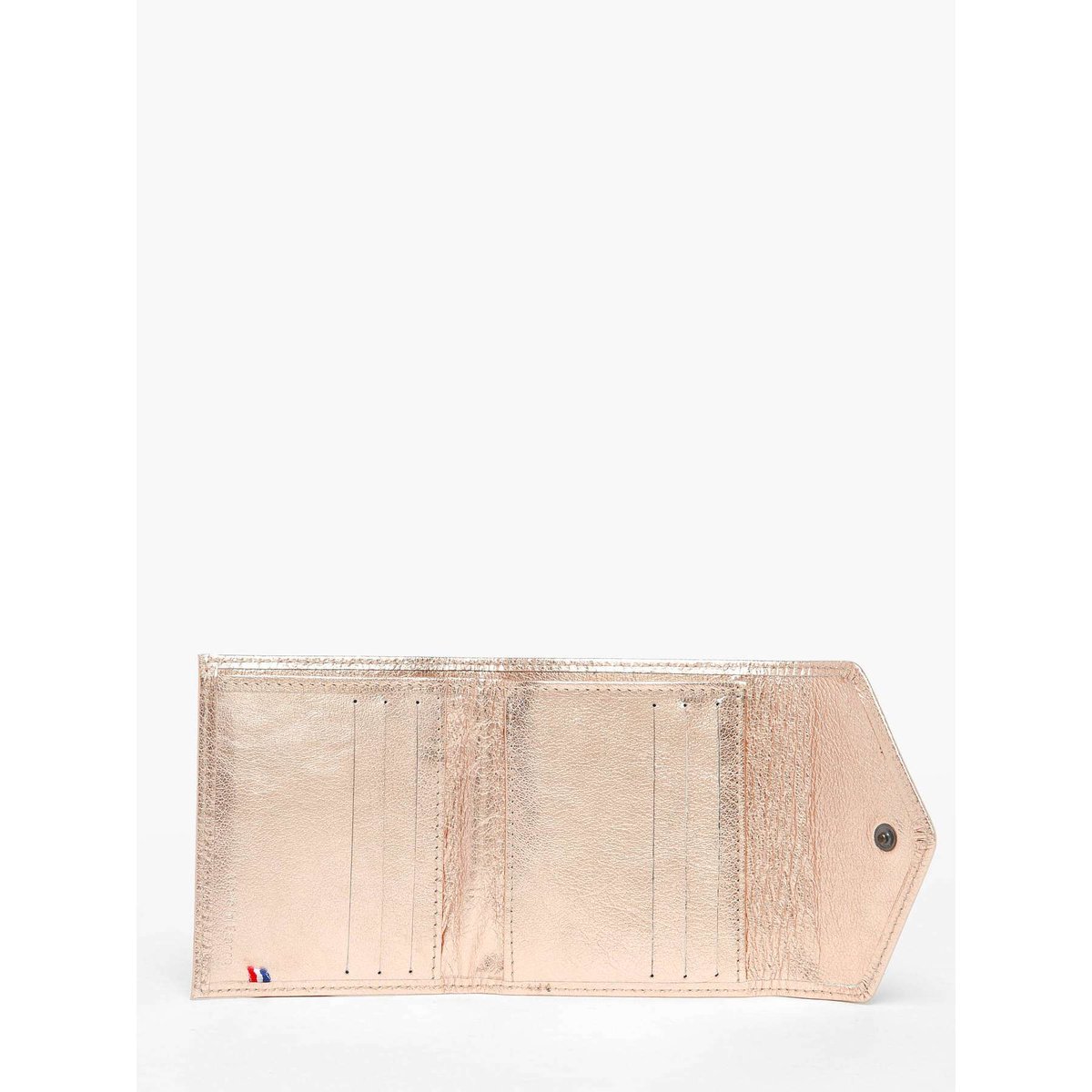 Porte-cartes Etincelle Irisée cuir champagne, ETRIER