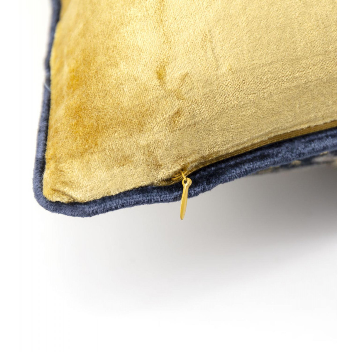 Coussin Coton Viscose Or 30x50cm - DÉCORATION jaune, DECORATION D’AUTREFOIS