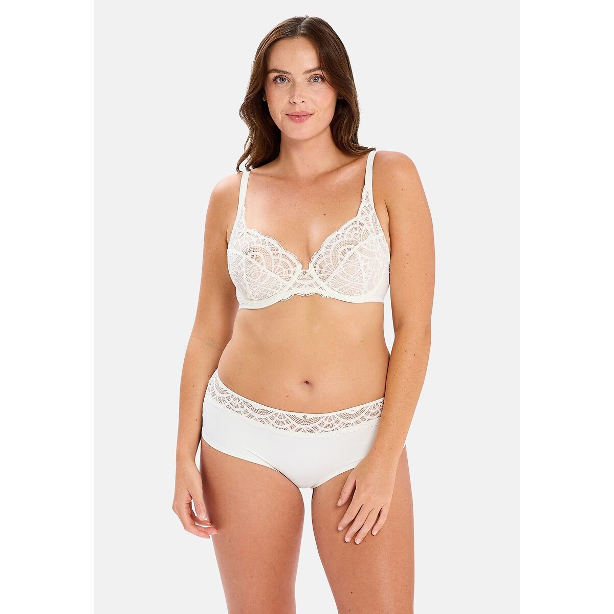 Braga tipo shorty talla mediana CHARLINE marfil, SANS COMPLEXE
