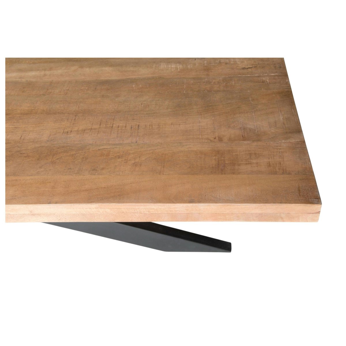 Table à manger rectangulaire bois de manguier 240 cm FULTON bois naturel, PIER IMPORT