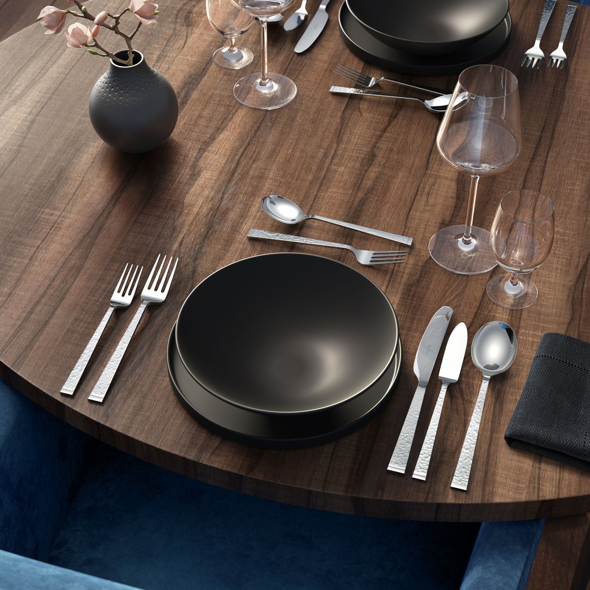 Assiette Plate Black LA BOULE couleur unique, VILLEROY & BOCH