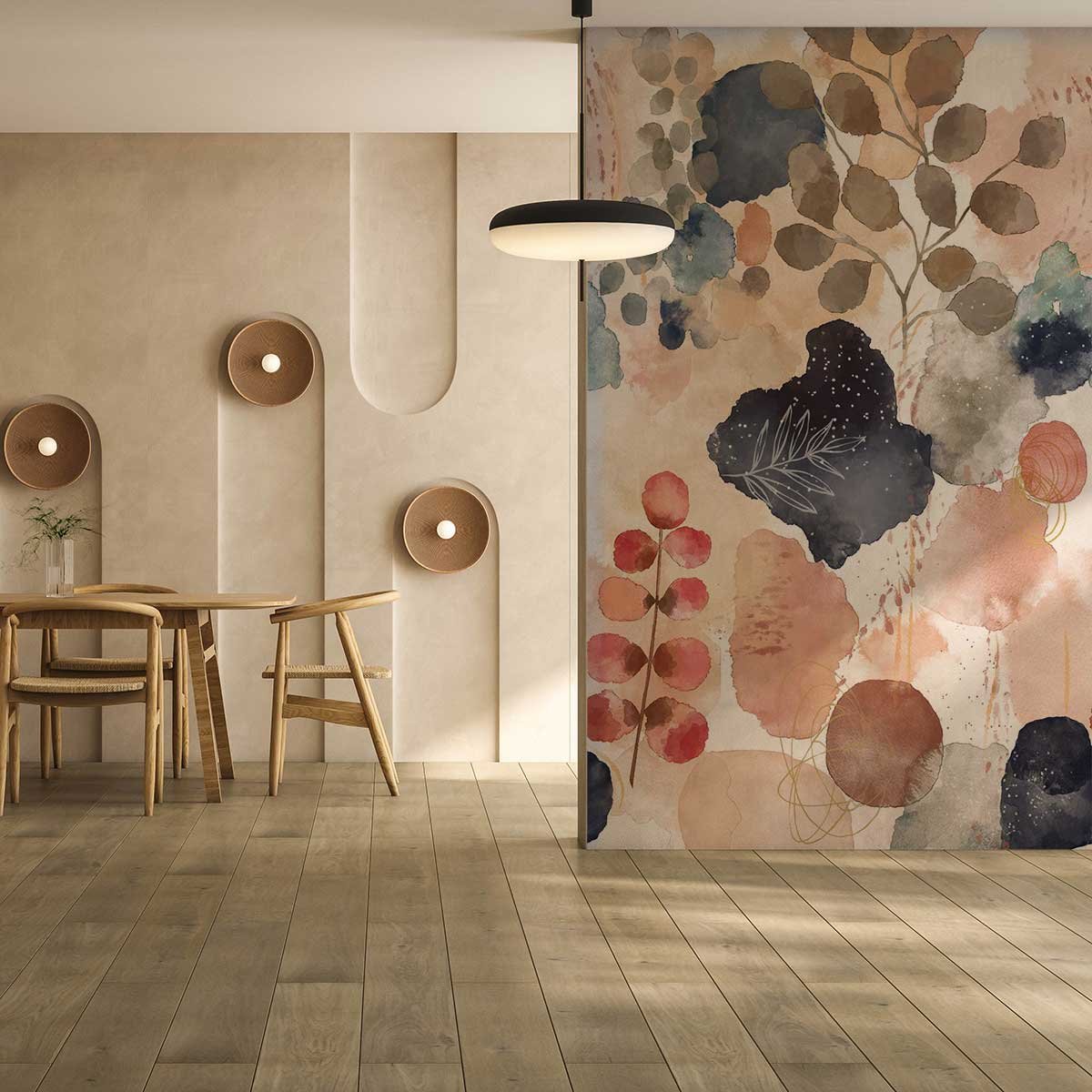 Papier peint nature sereine intissé, HEXOA