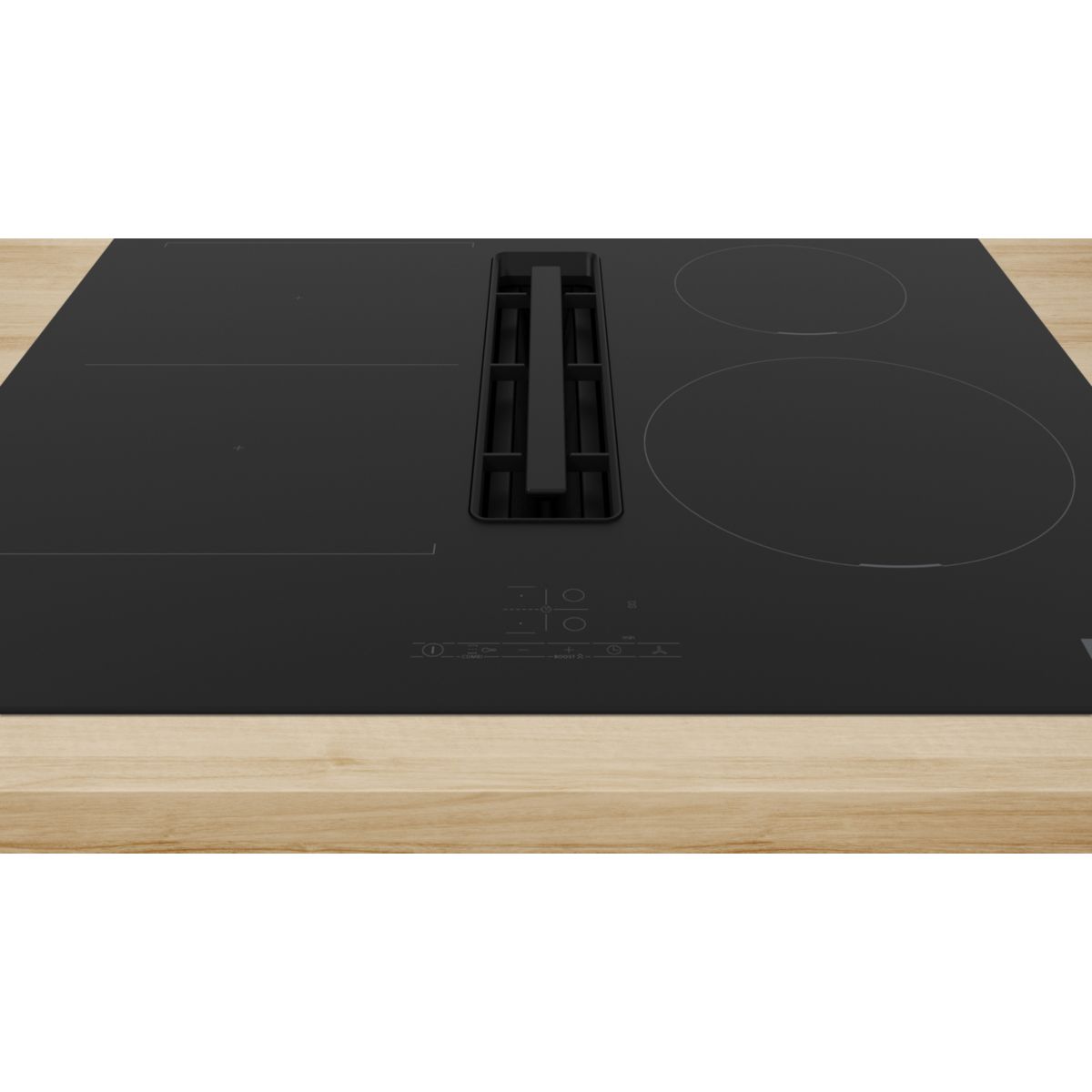 Plaque induction aspirante PVS611B16E noir, BOSCH