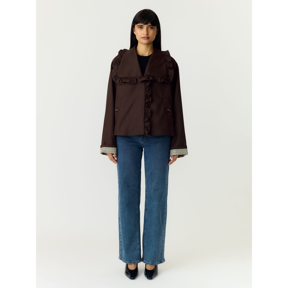 Trench marron - coffee bean1, YAS