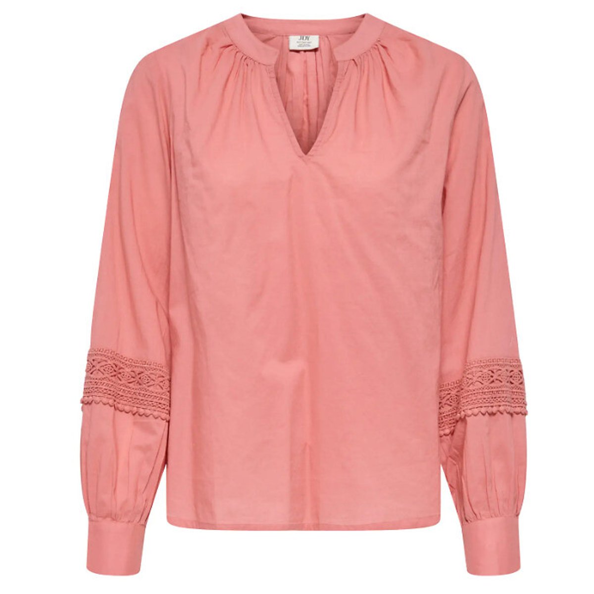 Blouse manches longues, col V terracotta, JDY