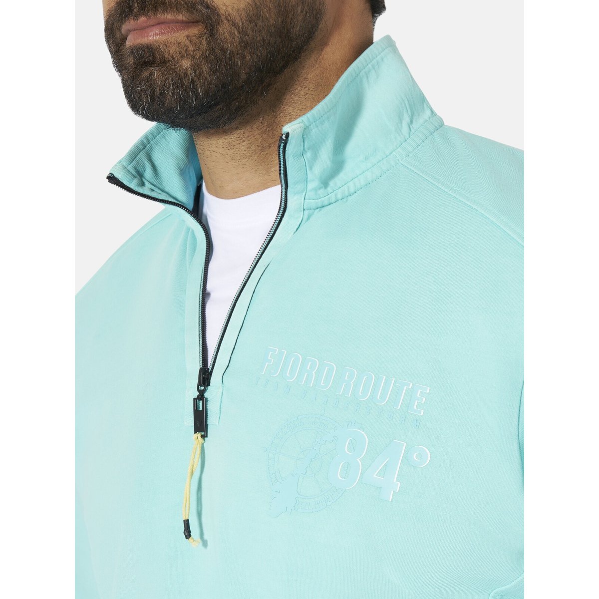 Sweatshirt ANSBERT turquoise, JAN VANDERSTORM