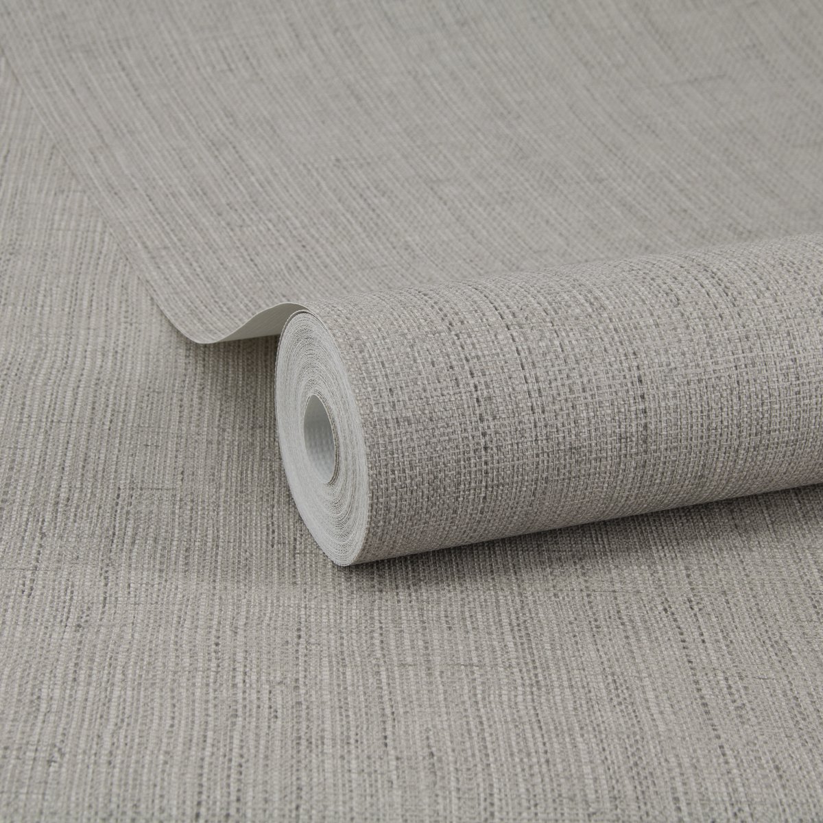 Papier peint tissage raffiné gris, SUBLIME