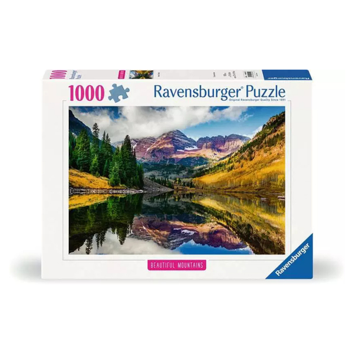 Aspen en Colorado - Puzzle 1000p bleu, RAVENSBURGER