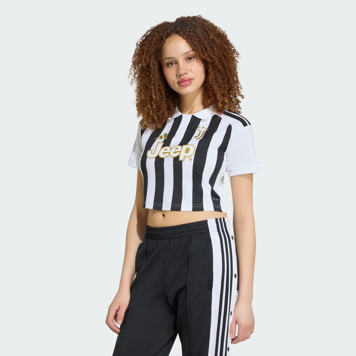 Maillot Cropped Domicile Juventus 26/27 Maillot Cropped Domicile Juventus 26/27 white / black, adidas Performance