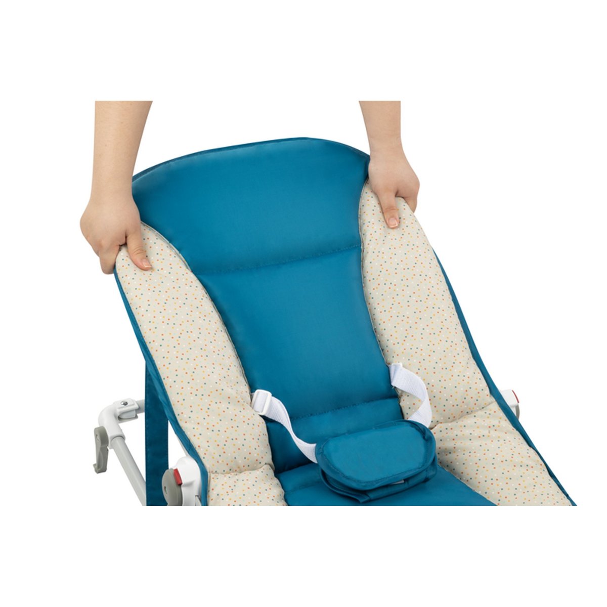 Transat bébé Starlight, fonction balancelle bleu, BEBECONFORT