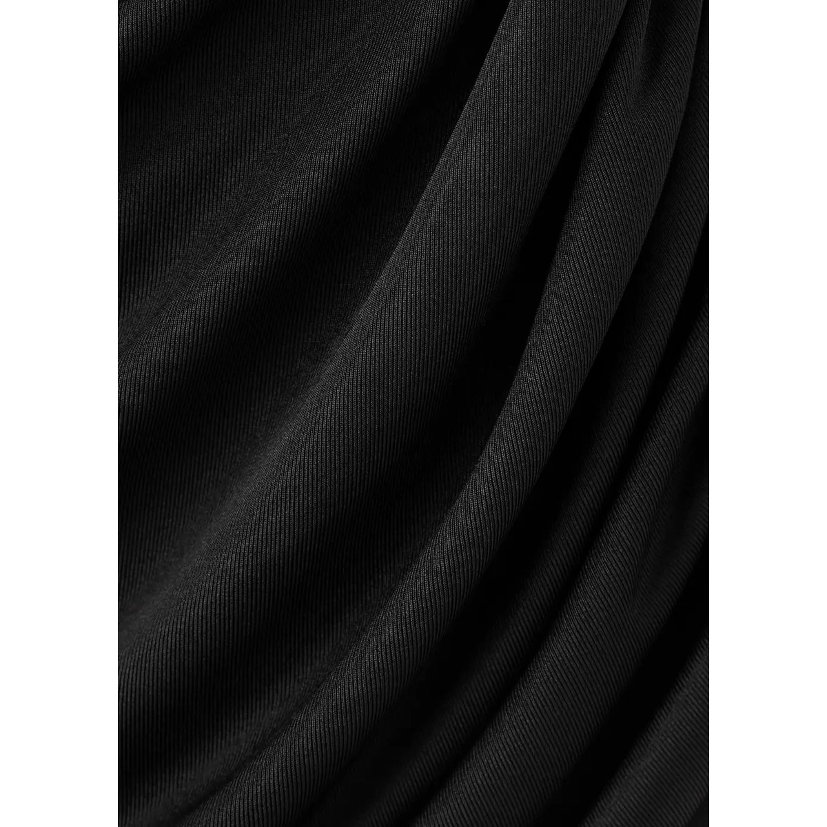 Top manches froncées noir, MANGO
