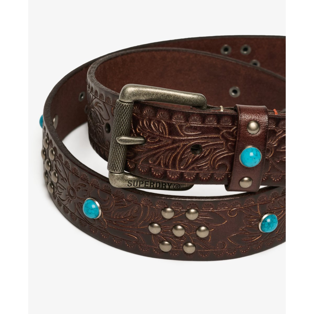 Ceinture en Cuir Statement marron caramel, SUPERDRY