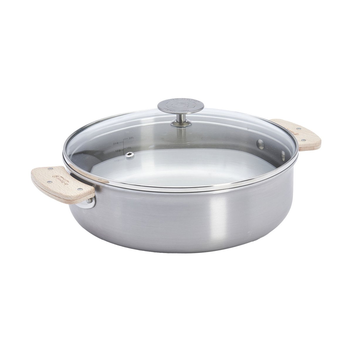 Sauteuse droite ø24 cm - alchimy loqy gris, DE BUYER