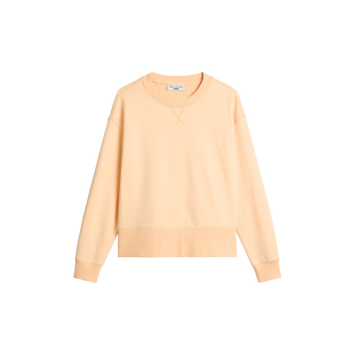 Sweat-shirt relaxed en mélange de coton organique orange, MARC O’POLO DENIM
