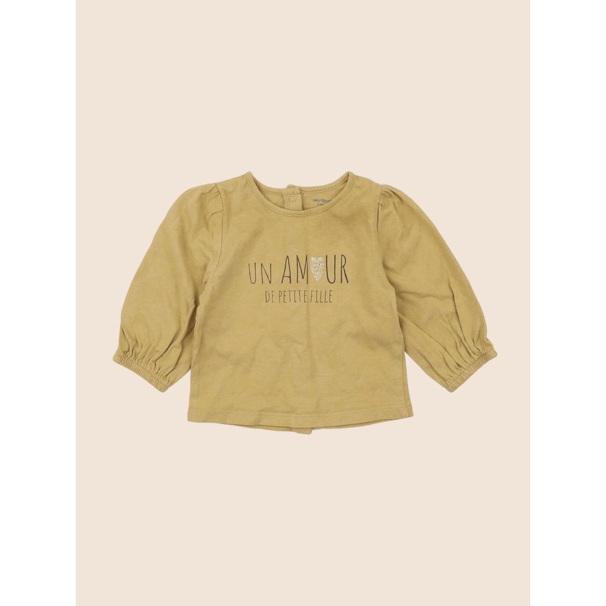Tee-shirt - Très bon état jaune, VERTBAUDET