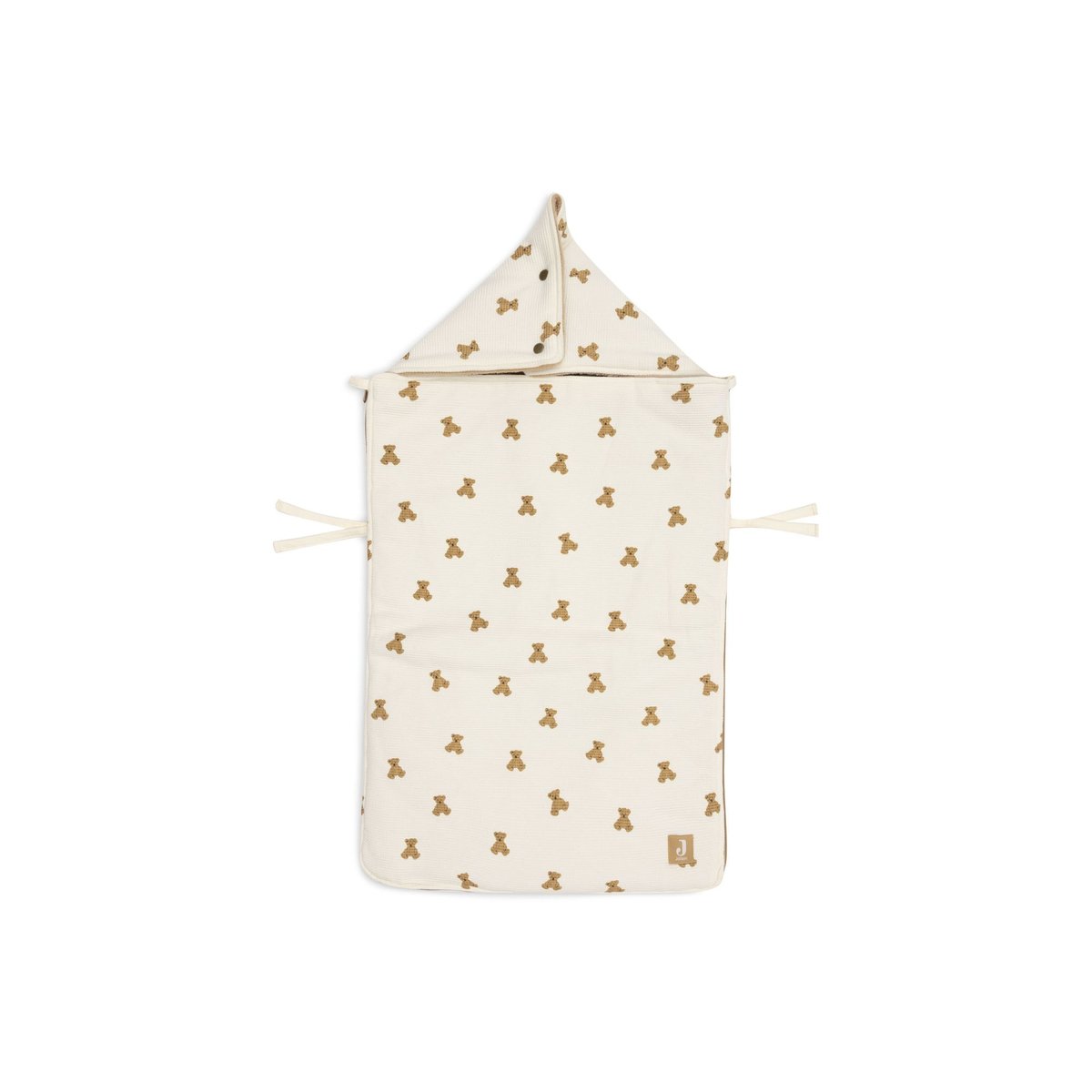 Nid d’ange passe sangle groupe 0+ blanc mini teddy bear, JOLLEIN