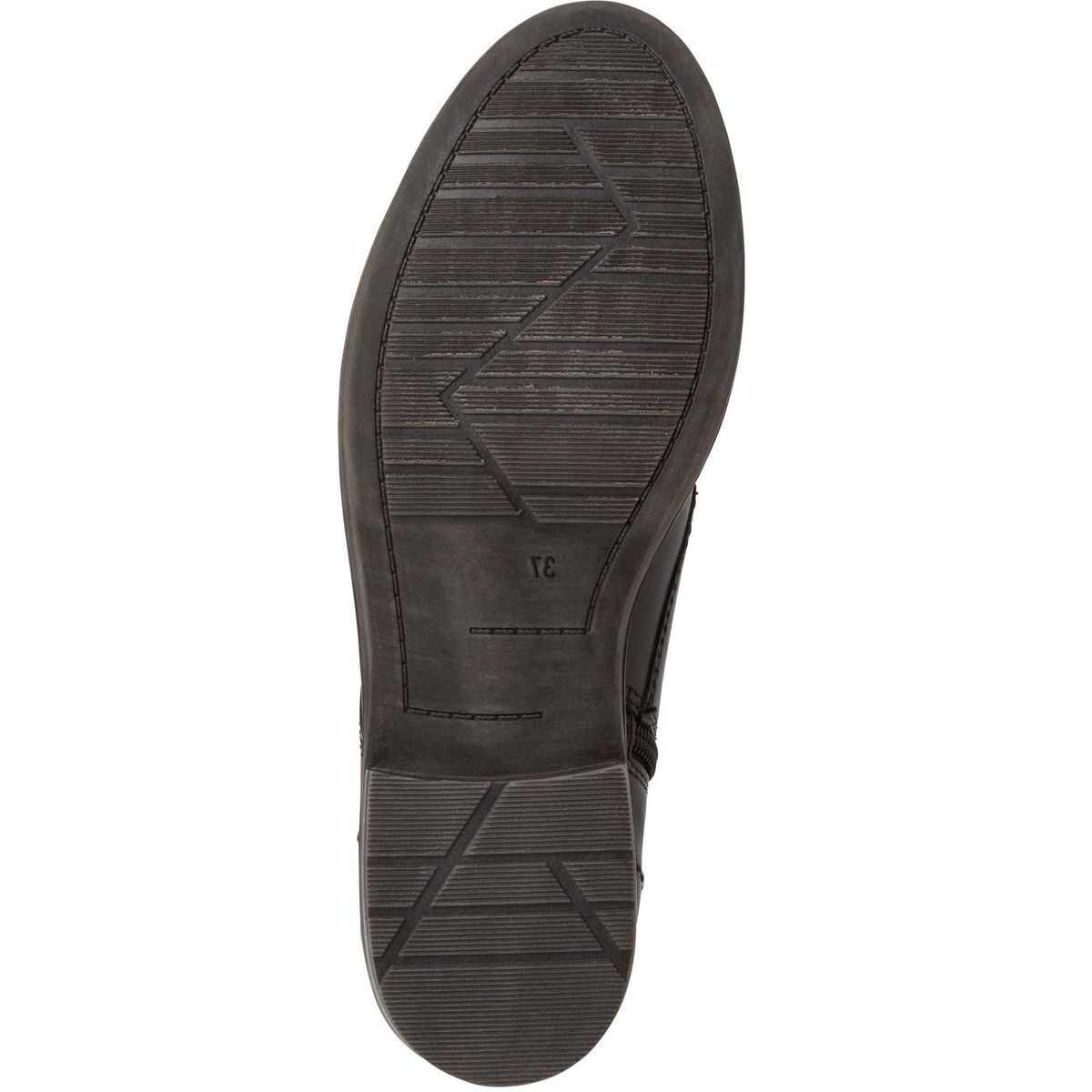 Bottine en cuir noir, MARCO TOZZI