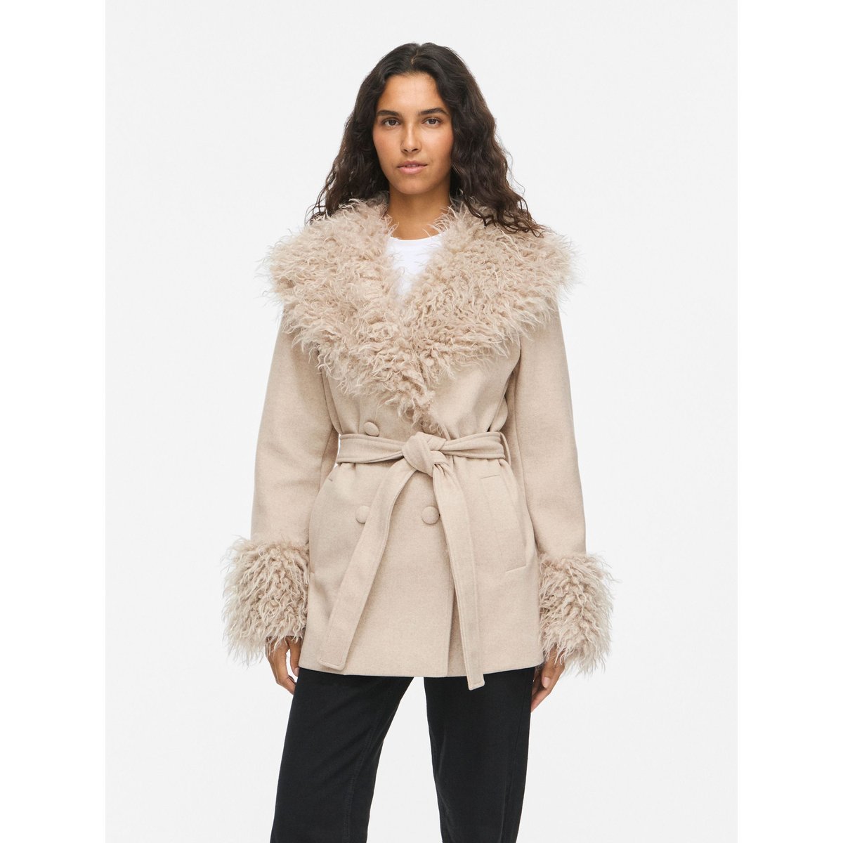 Veste marron - natural melange1, VILA