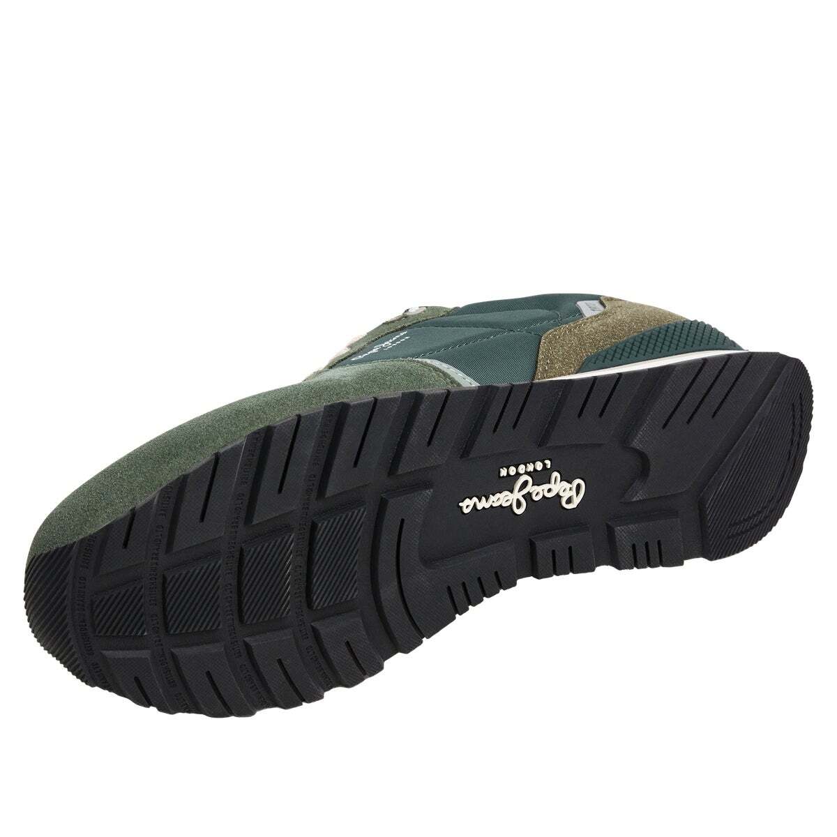 Brit - Baskets De Running Rétro vert à veine permanente, PEPE JEANS
