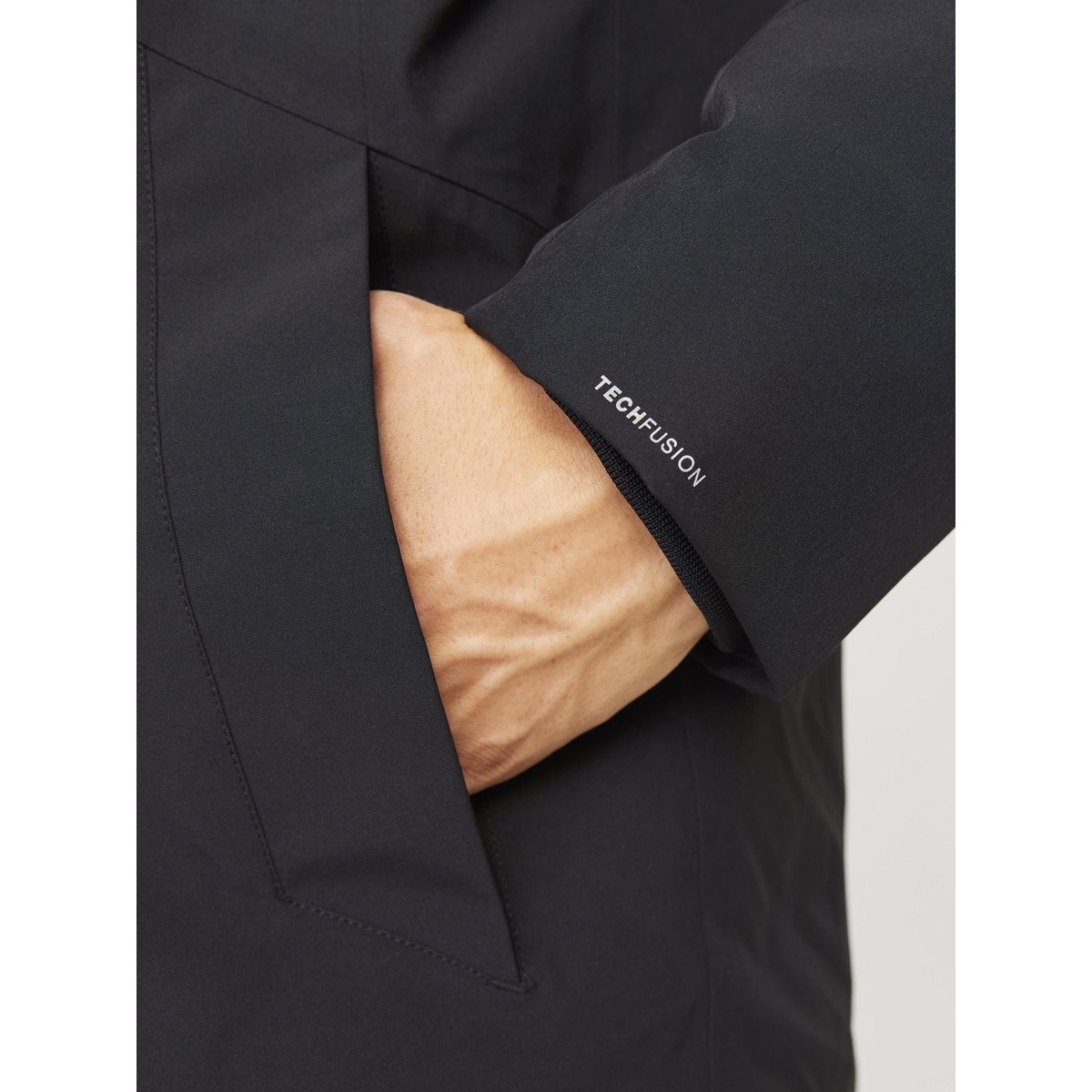 Parka noire - black, JACK & JONES