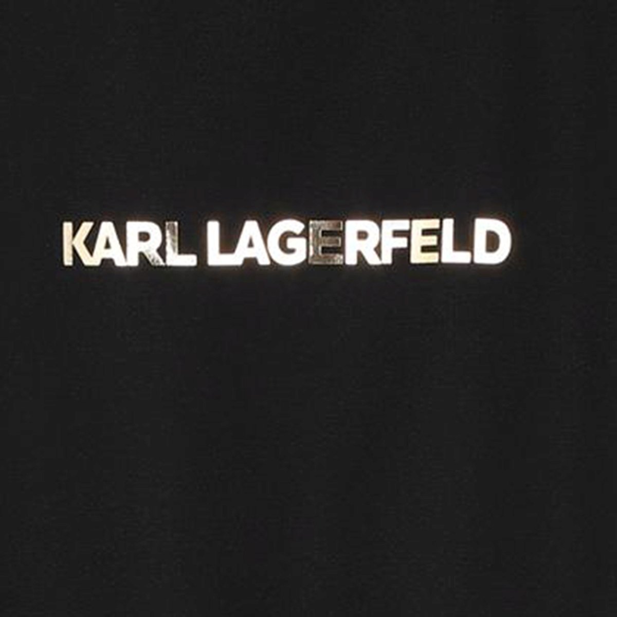 Robe multimatière noir dore, KARL LAGERFELD KIDS
