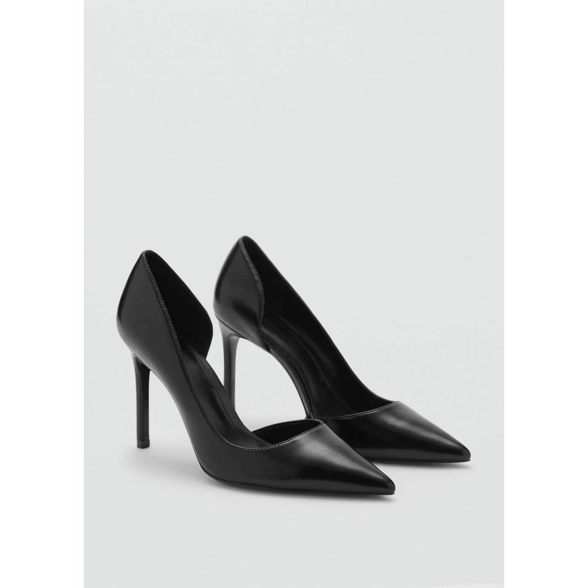 Mango black heels online