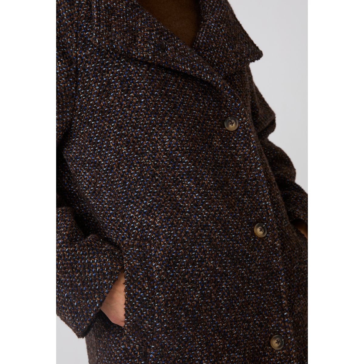 Manteau Thermolactyl marron, DAMART
