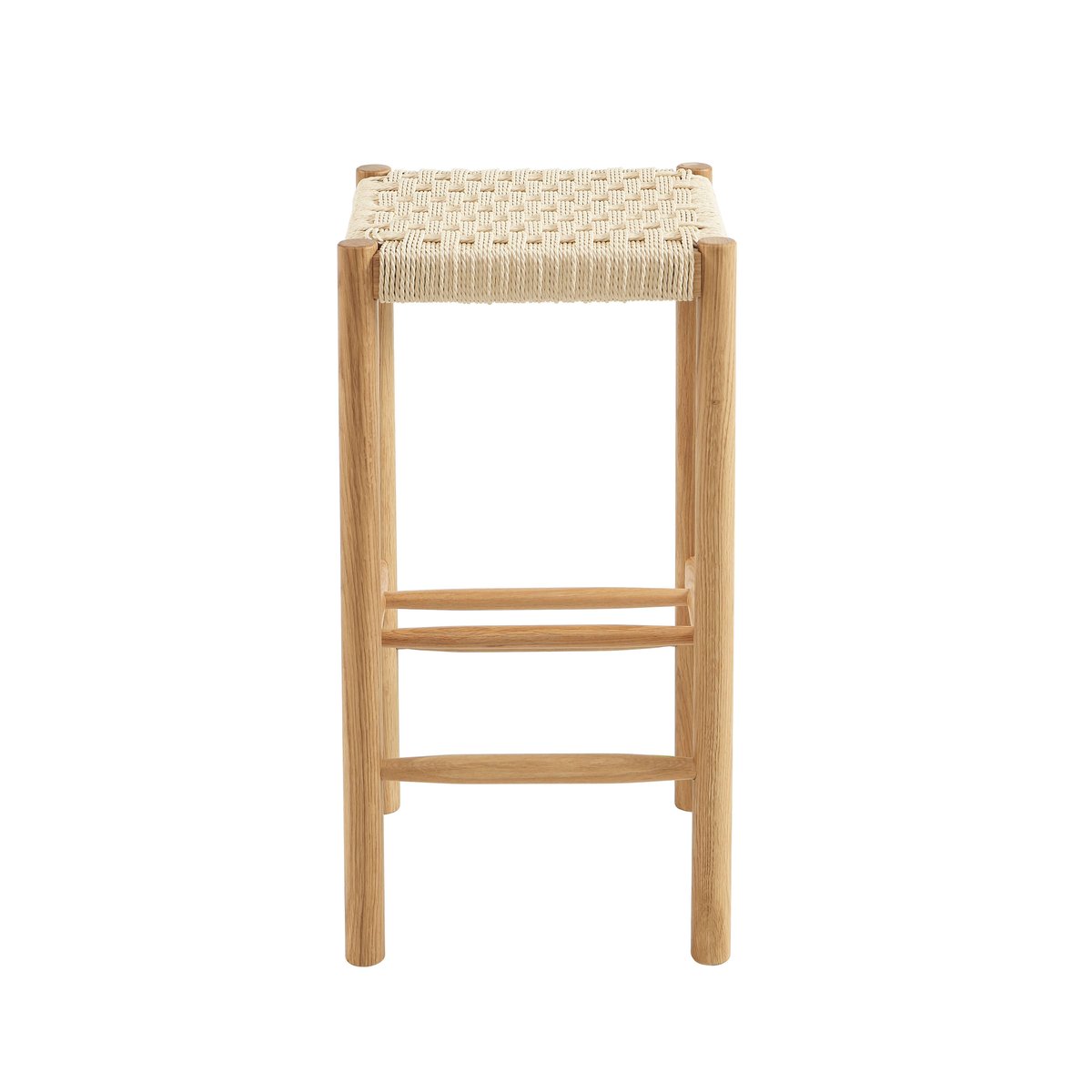 Tabouret en chêne (lot de 2) ELLIO chêne, SORELH