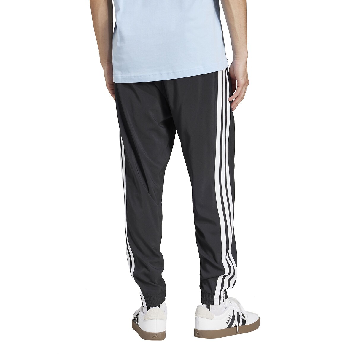 Jogginghose gewebt mit 3 Streifen schwarz, ADIDAS SPORTSWEAR