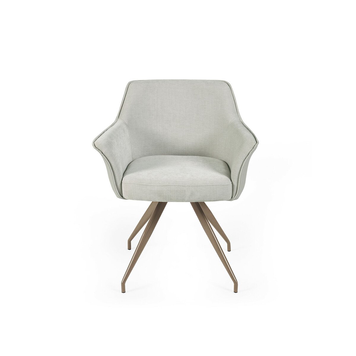 Jonah Chenille & Faux Leather Upholstered Carver Dining Chair linen, SO'HOME