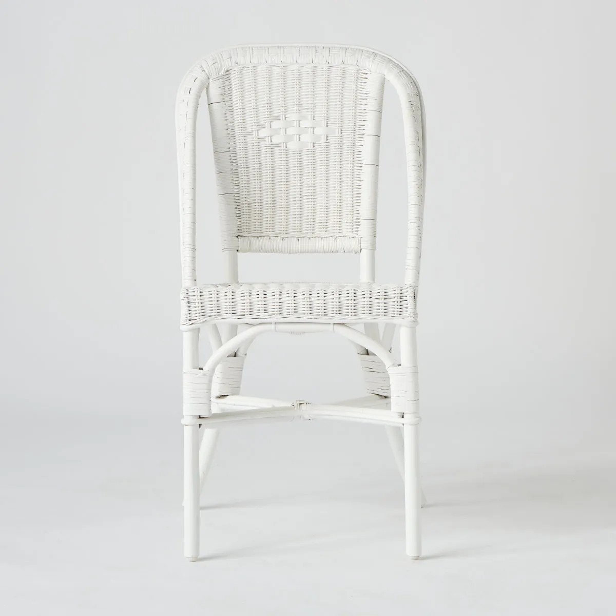 Chaise en rotin PRIMAVERA blanc, KOK