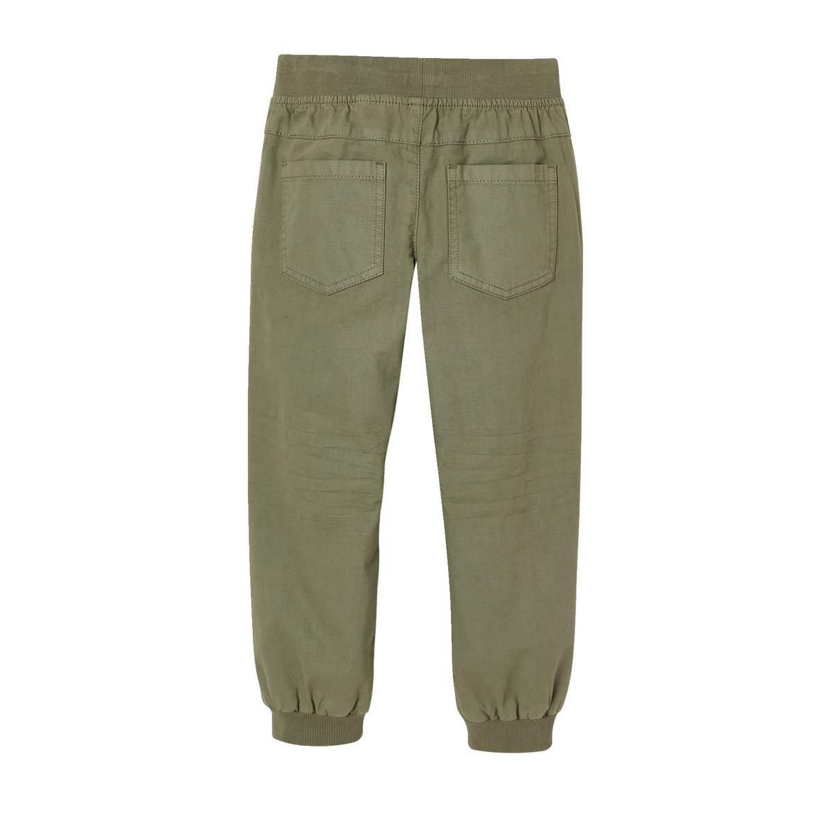 Pantalon style jogger doublé polaire facile à enfiler vert sauge, VERTBAUDET