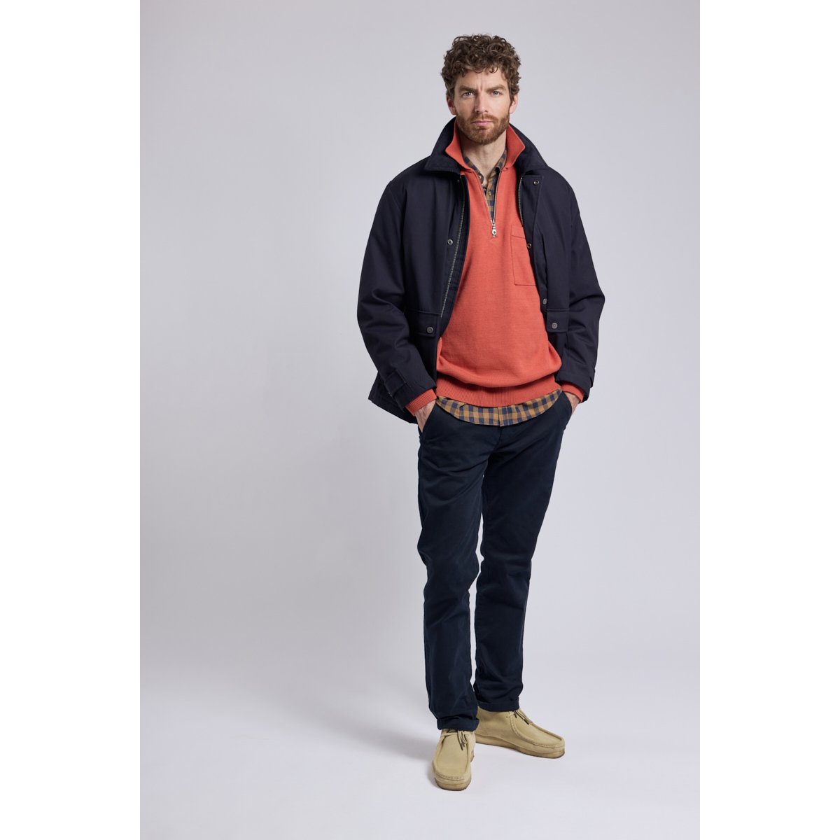 Veste matelassée HERITAGE en coton pour homme rich navy, ARMOR-LUX