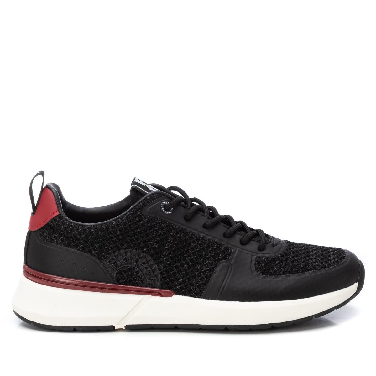 Baskets Plaine Décontractée Lacets noir, REFRESH