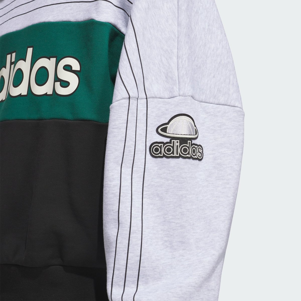 Sweat-Shirt Ras-Du-Cou Originals Varsity Sweat-Shirt Ras-Du-Cou Originals Varsity light grey heather, adidas Originals