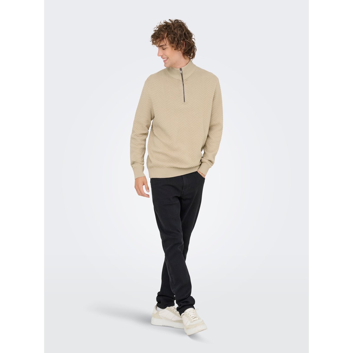 Pull En Maille silver lining, ONLY & SONS