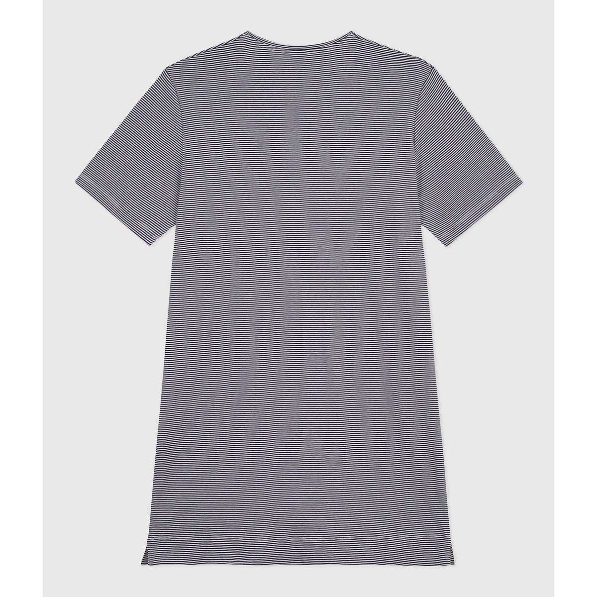 Striped Short Sleeve Nightshirt blue/white striped, PETIT BATEAU