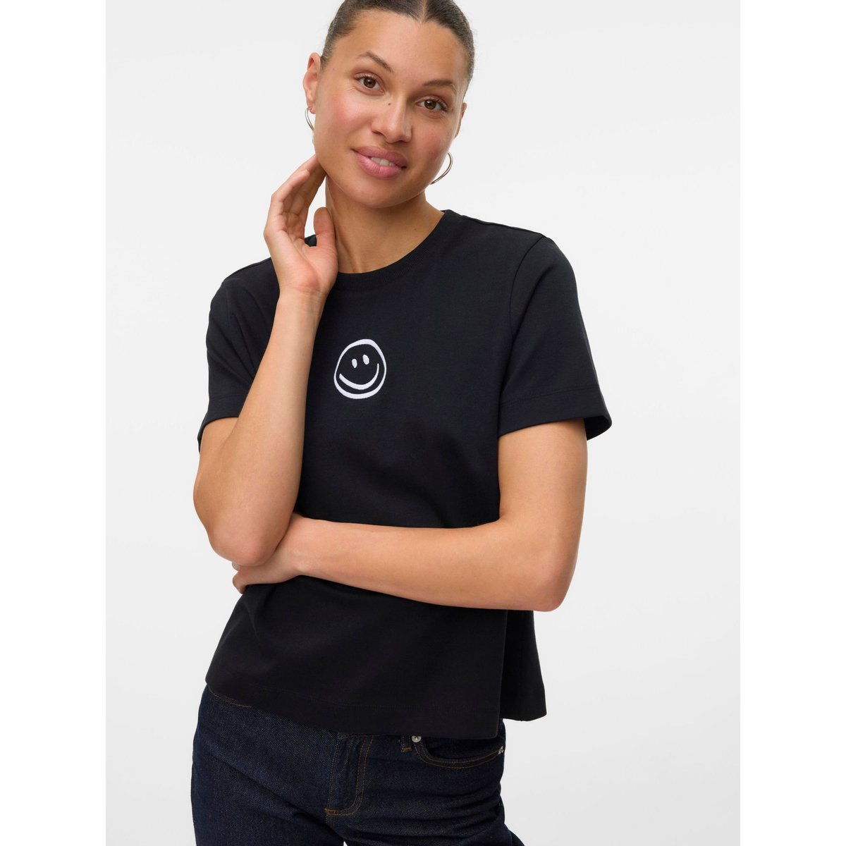 T-Shirt noire - black, VERO MODA