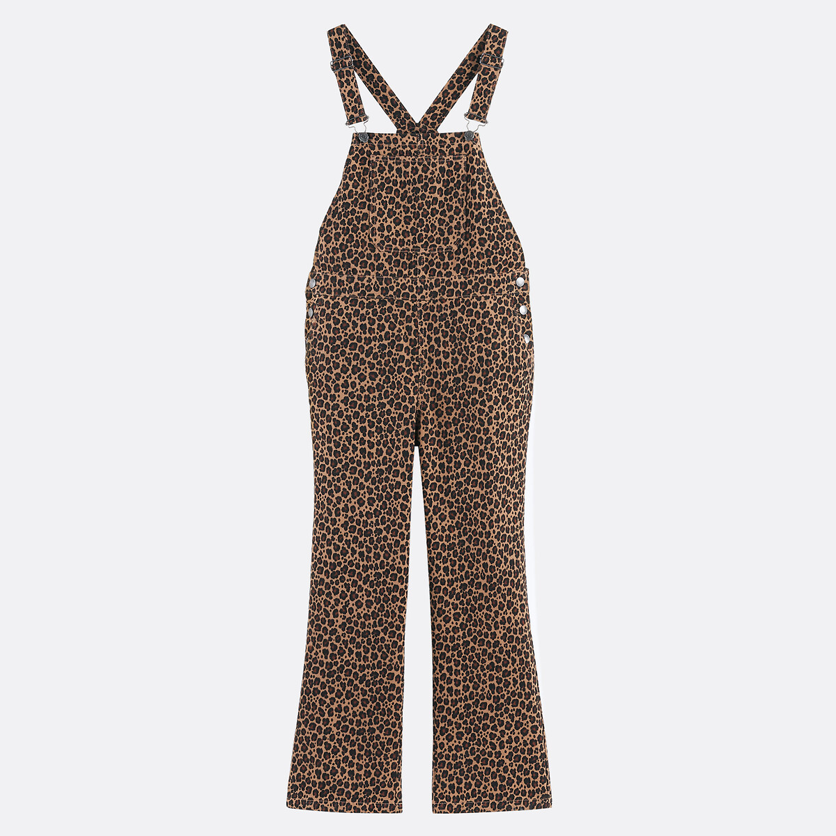 Salopette longue, imprimé animalier imprimé léopard, LA REDOUTE COLLECTIONS