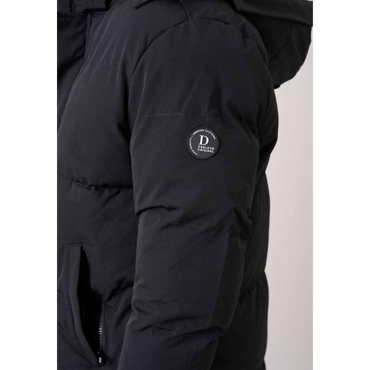 Parka longue homme décontractée ALPINE black, DEELUXE