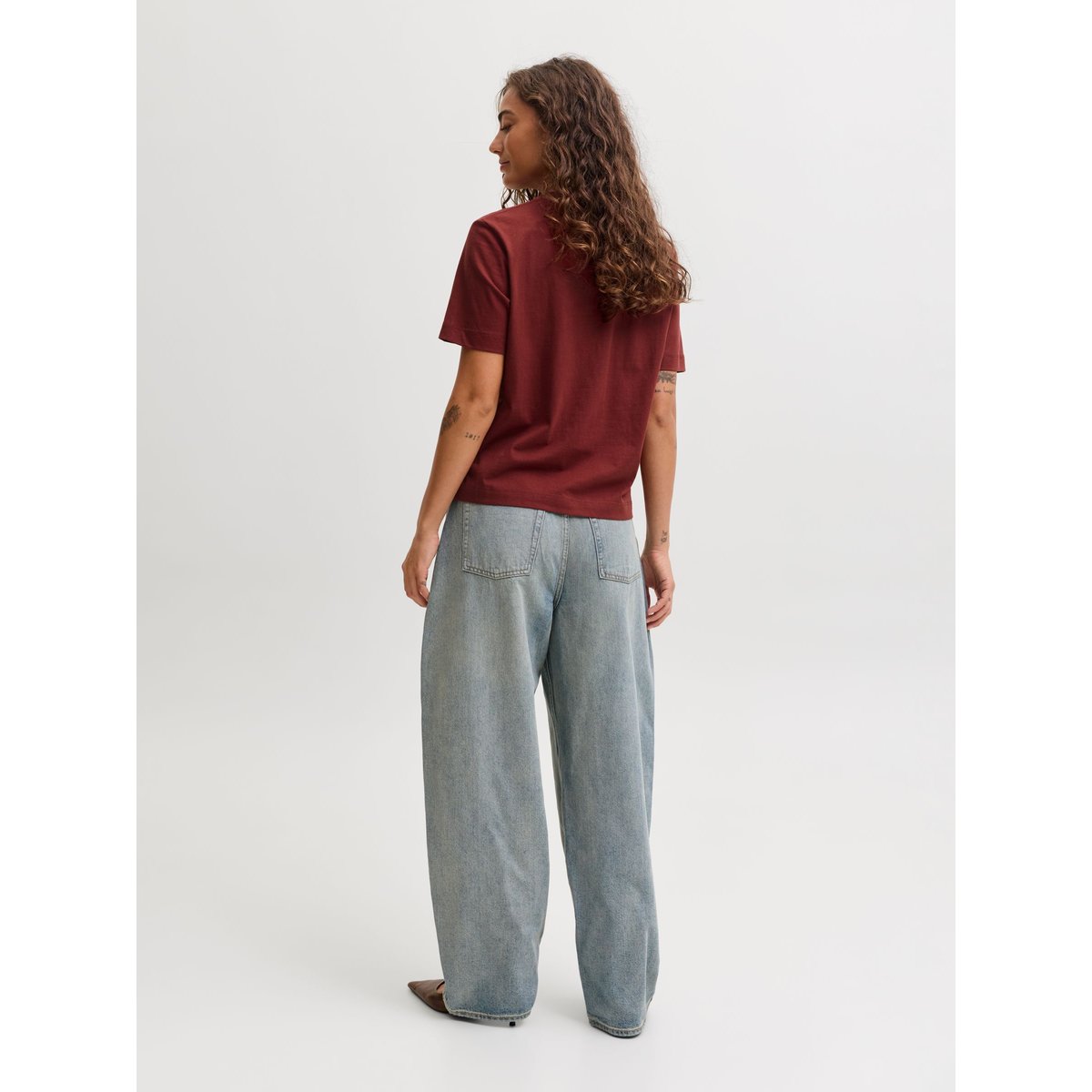 T-Shirt madder brown 1, JJXX
