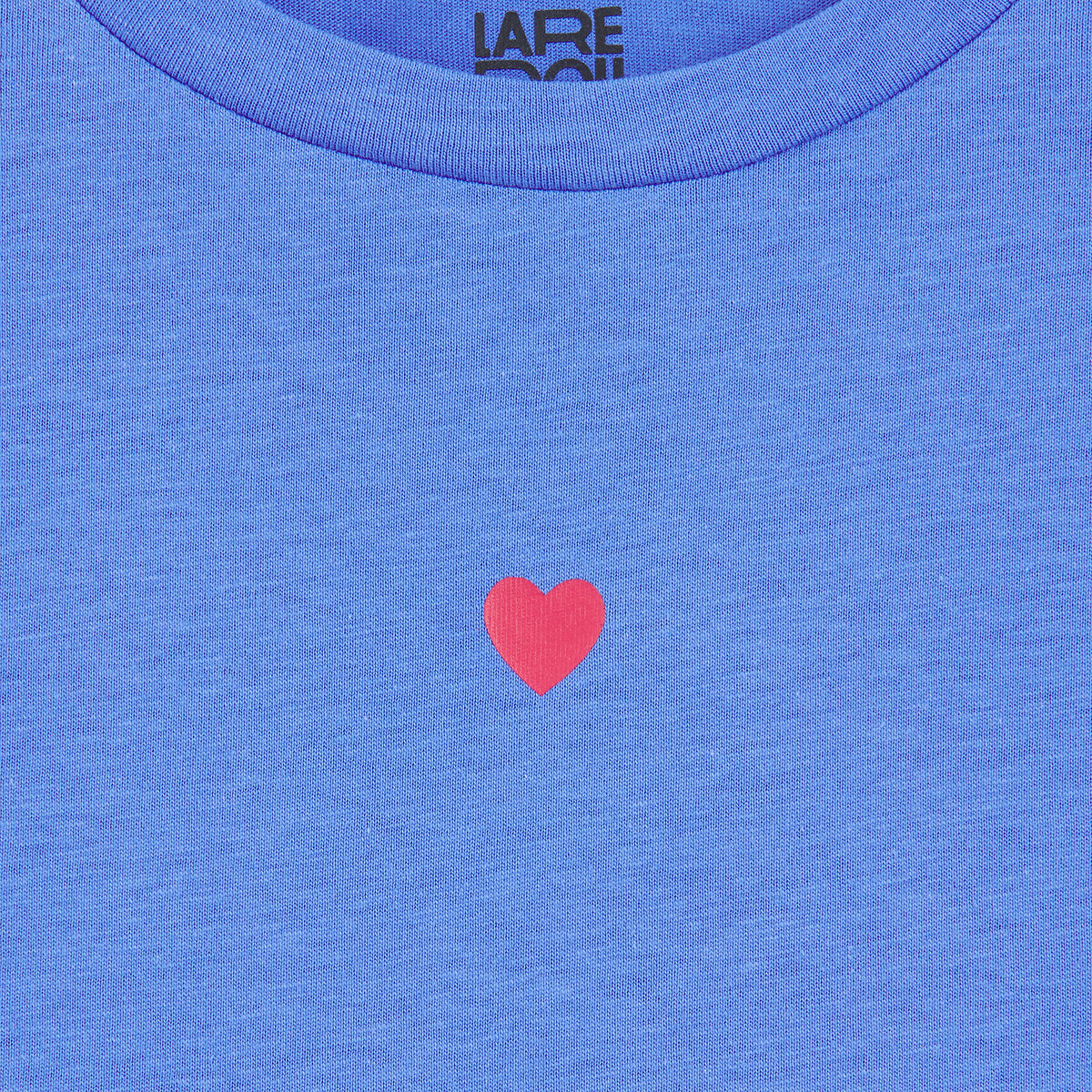 Lot de 5 T-shirts manches longues imprimés blanc+bleu marine+bleu+rayé+rose, LA REDOUTE COLLECTIONS
